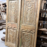 Solid Door (Carved) 60in x 96in x 1.75in #1349 - Saltaire Antiques