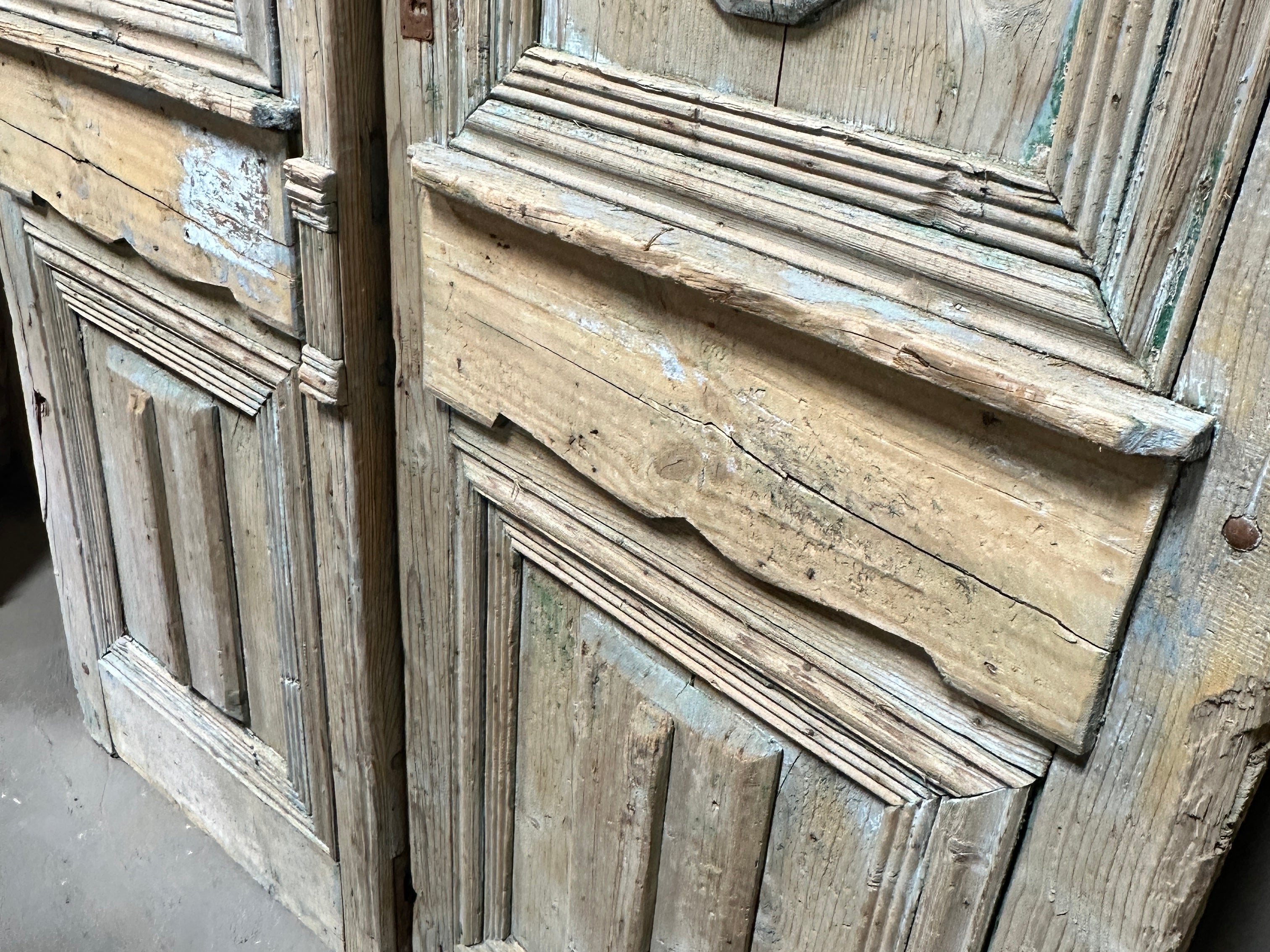 Solid Door (Carved) 58in x 98in x 1.75in #1207 - Saltaire Antiques