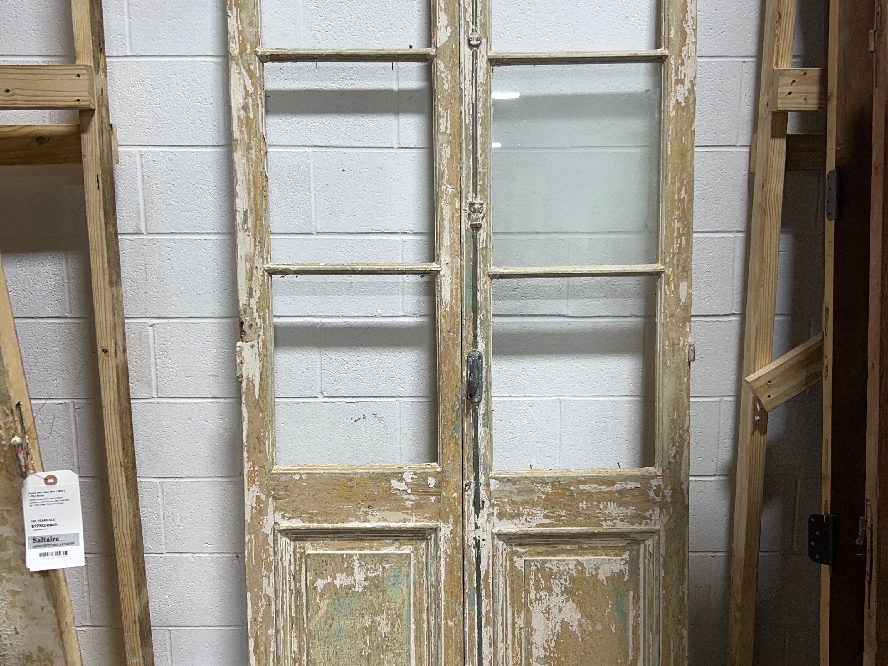 Doors with Lites 42in x 100in x 1.75in #1048 - Saltaire Antiques