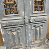 Doors with Iron 48in x 101in x 1.75in #1018 - Saltaire Antiques