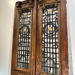 Doors with Iron 42.5in x 101in x 1.75in #360 - Saltaire Antiques