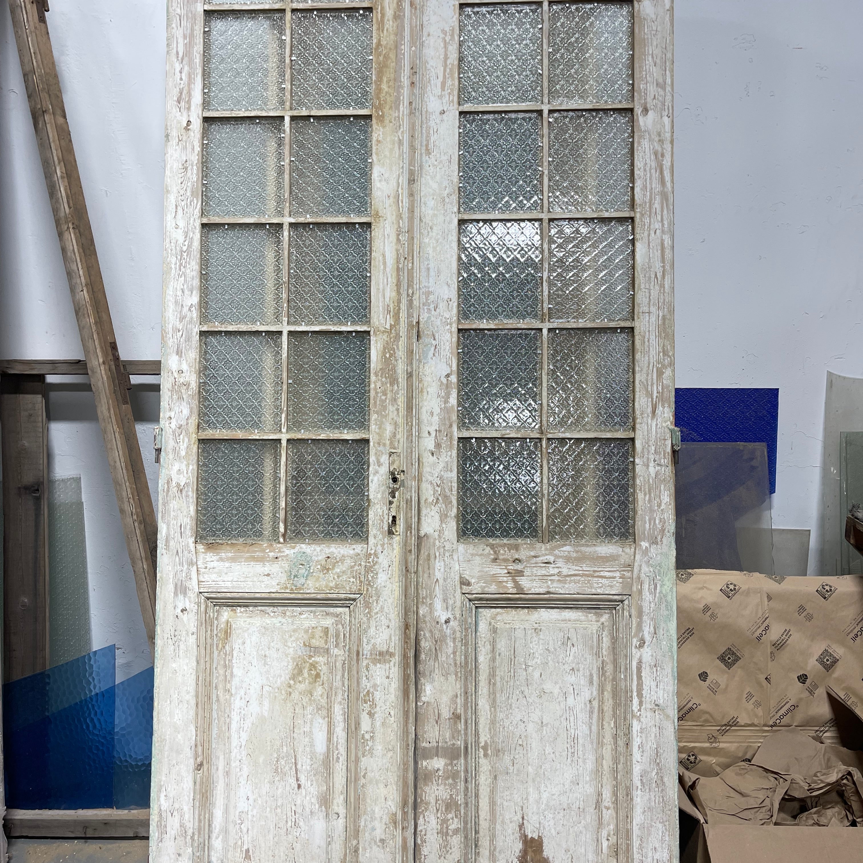 Doors with Lites 44.5in x 98.5in x 1.75in #934 - Saltaire Antiques