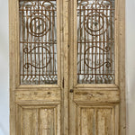 Doors with Iron 64in x 102in x 1.75in #171 - Saltaire Antiques