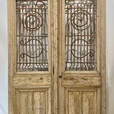 Doors with Iron 64in x 102in x 1.75in #171 - Saltaire Antiques
