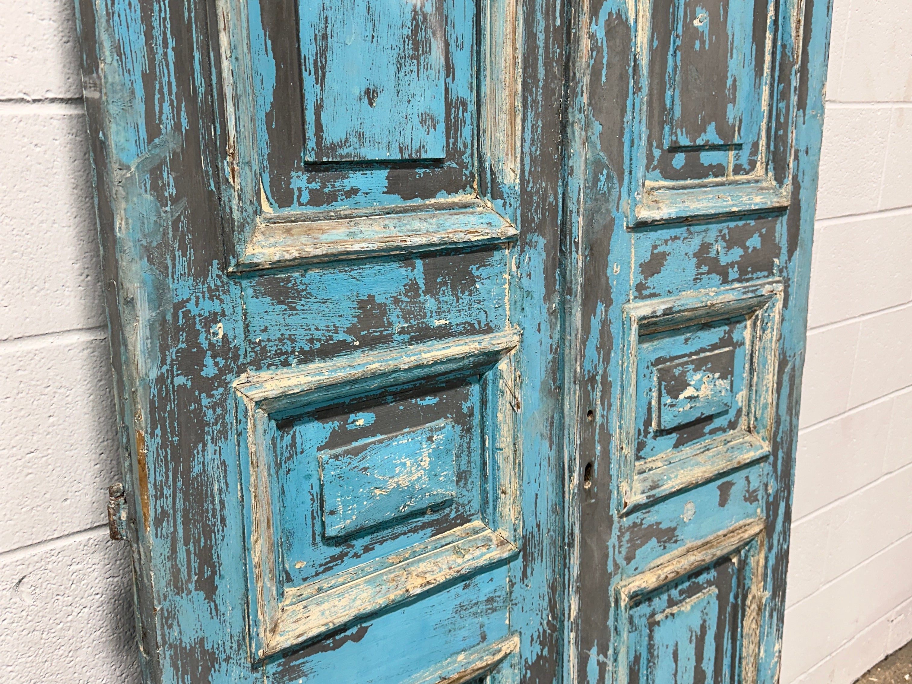 Solid Door (Raised Panel) 41in x 93.5in x 1.75in #782 - Saltaire Antiques