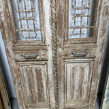 Doors with Iron 42in x 99in x 1.75in #1113 - Saltaire Antiques