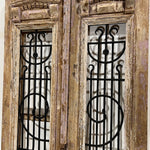 Doors with Iron 41in x 92in x 1.75in #345 - Saltaire Antiques
