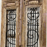 Doors with Iron 41in x 92in x 1.75in #345 - Saltaire Antiques