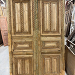 Solid Door (Carved) 56in x 95in x 2.25in #1214 - Saltaire Antiques