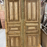 Solid Door (Carved) 56in x 95in x 2.25in #1214 - Saltaire Antiques