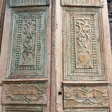 Solid Door (Carved) 60in x 105in x 1.75in #1124 - Saltaire Antiques