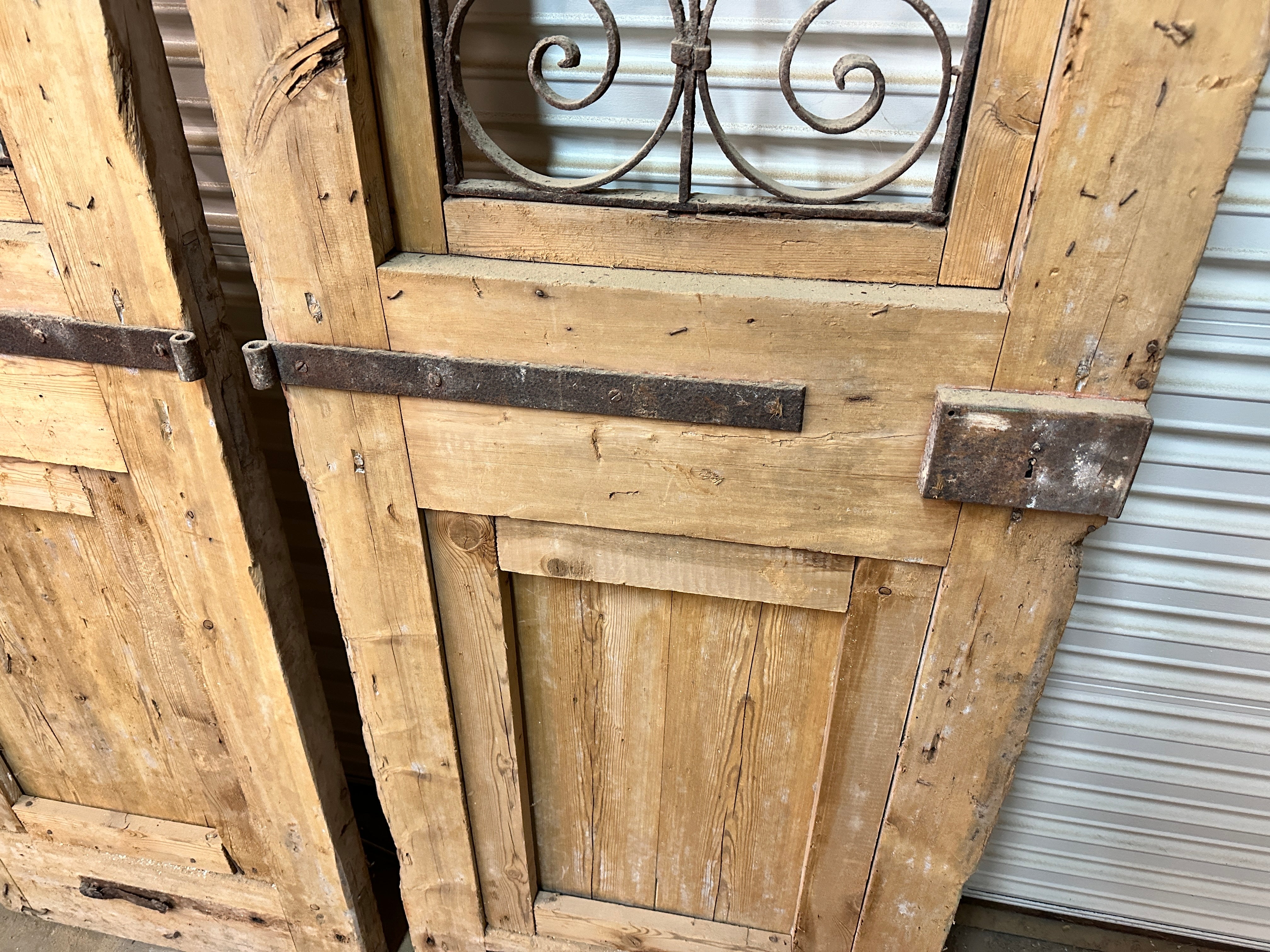 Doors with Iron 53in x 108in x 2.375in #505 - Saltaire Antiques