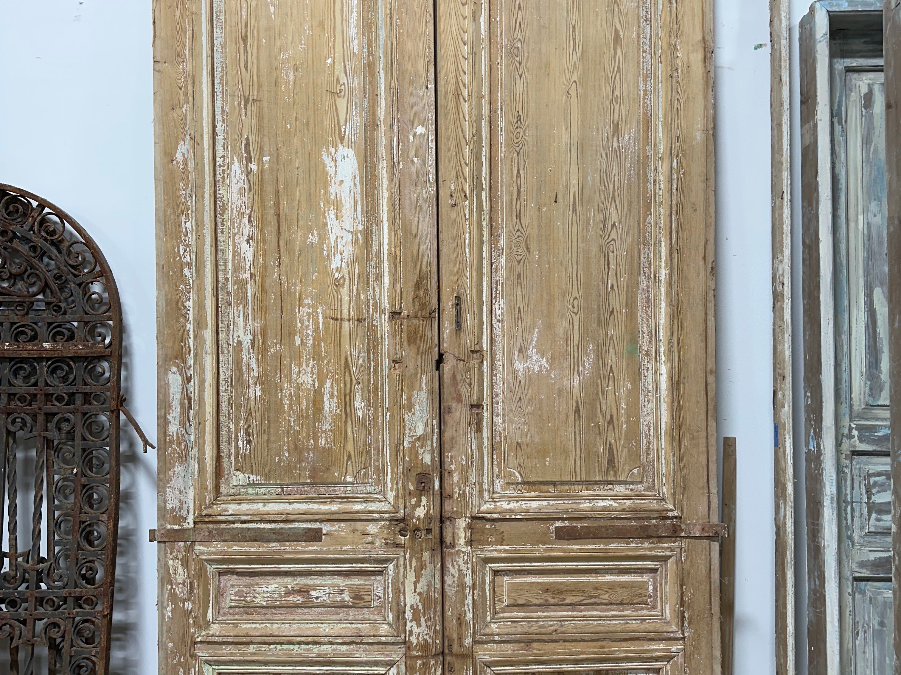 Solid Door (Carved) 68in x 124in x 1.75in #1033 - Saltaire Antiques