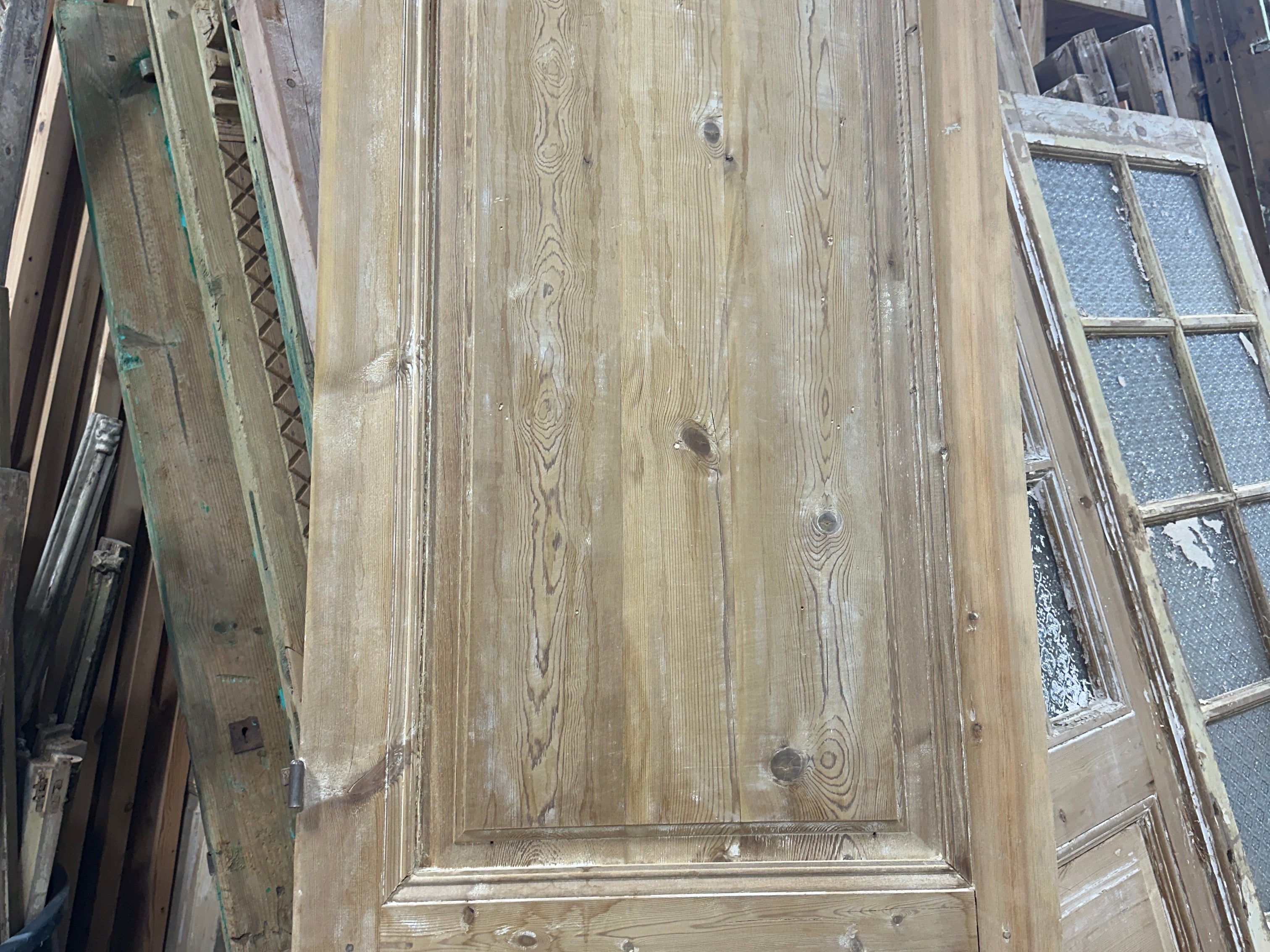 Solid Door (Raised Panel) 28in x 96in x 1.75in #1202 - Saltaire Antiques