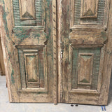 Solid Door (Carved) 58in x 88.5in x 1.75in #1244 - Saltaire Antiques