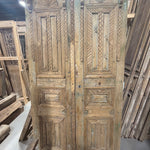 Solid Door (Carved) 50in x 94.5in x 1.75in #1211 - Saltaire Antiques