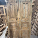 Solid Door (Carved) 50in x 94.5in x 1.75in #1211 - Saltaire Antiques