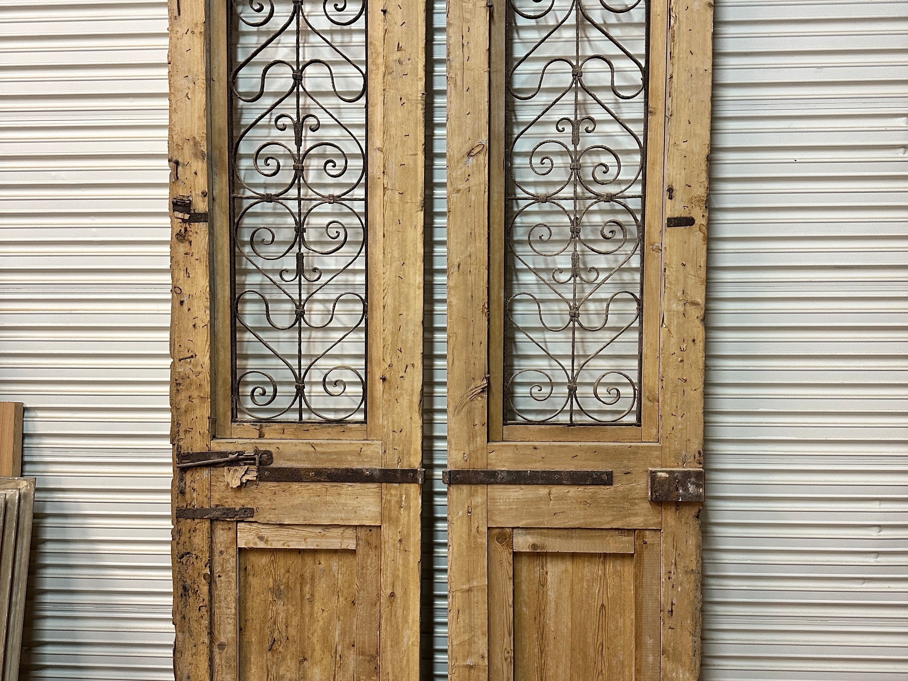 Doors with Iron 53in x 108in x 2.375in #505 - Saltaire Antiques