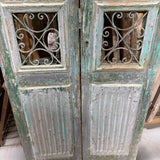 Doors with Iron 38in x 93.5in x 1.75in #1256 - Saltaire Antiques