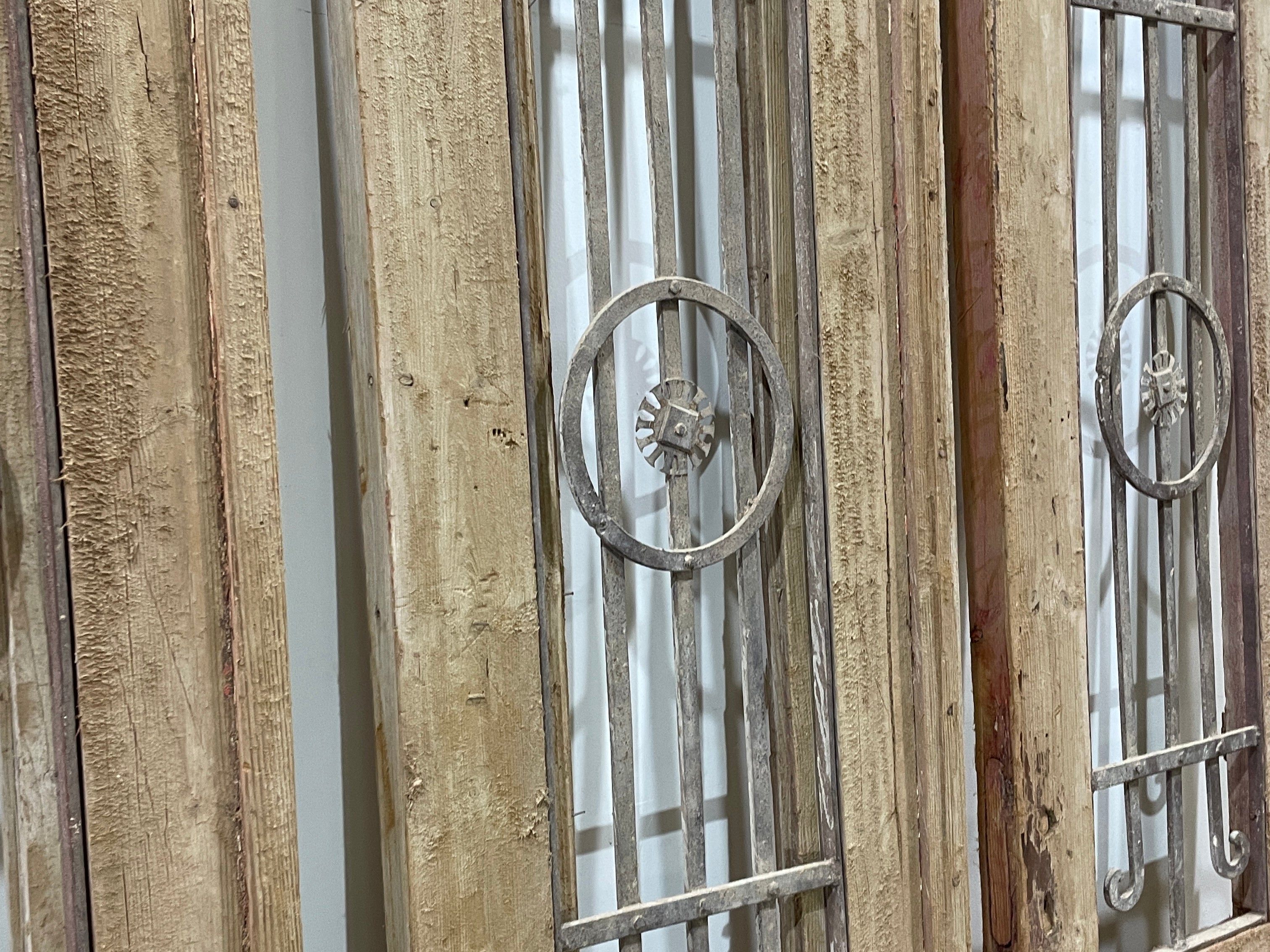Doors with Iron 57in x 87in x 1.75in #324 - Saltaire Antiques