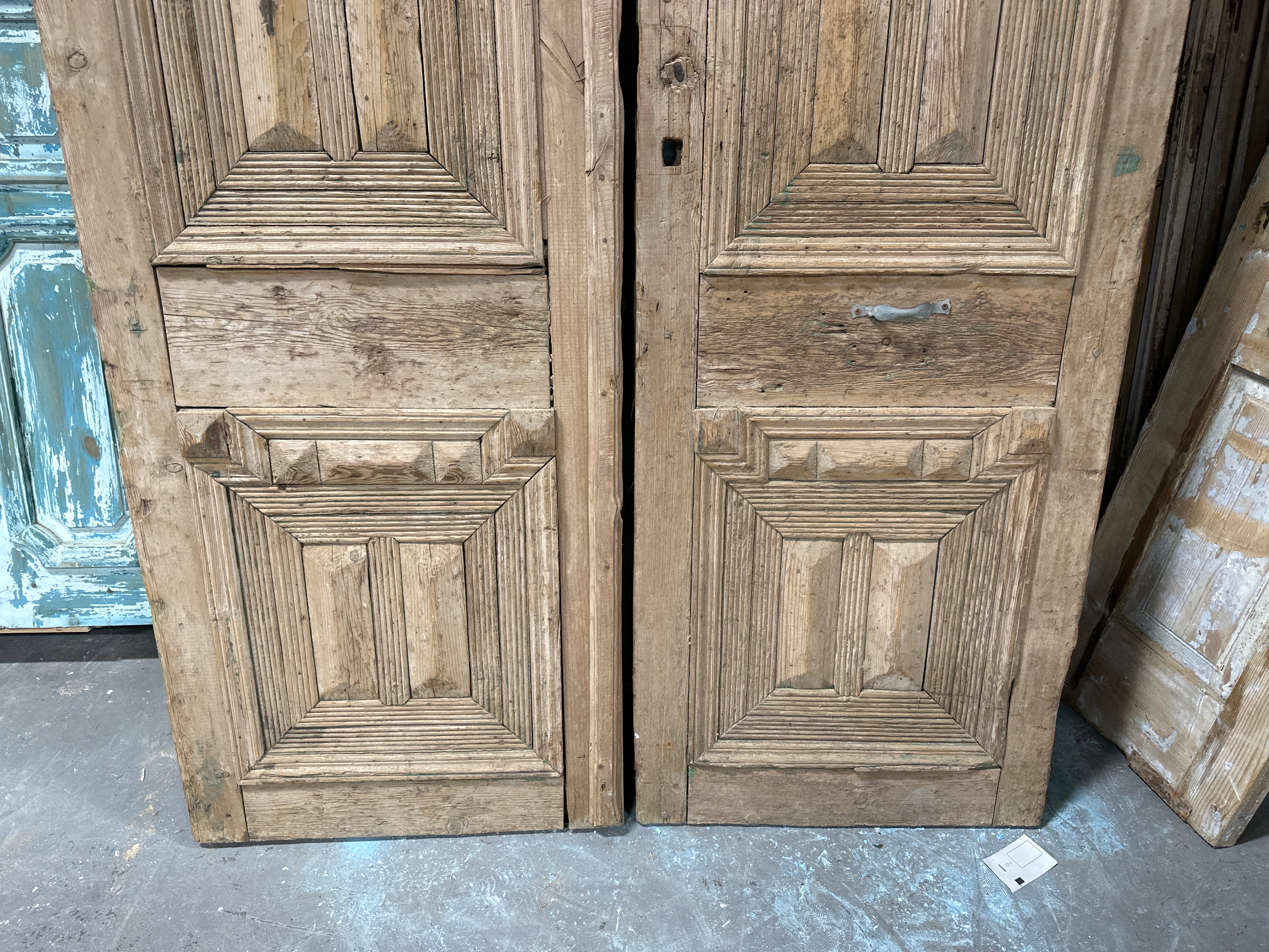 Solid Door (Carved) 56in x 89.5in x 1.75in #914 - Saltaire Antiques