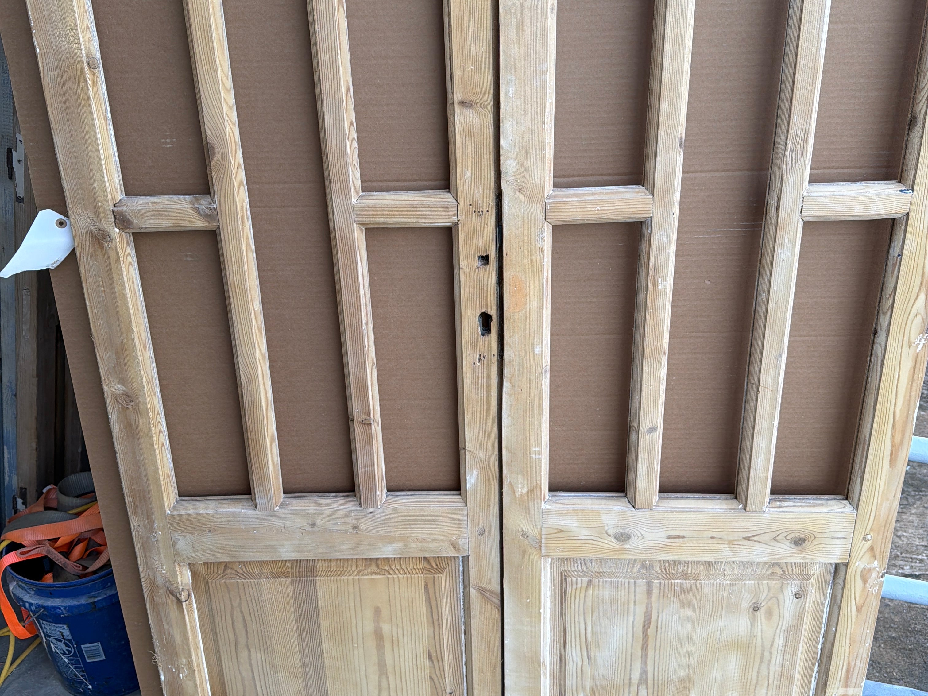 Doors with Lites 45in x 85.5in x 1.75in #1309 - Saltaire Antiques