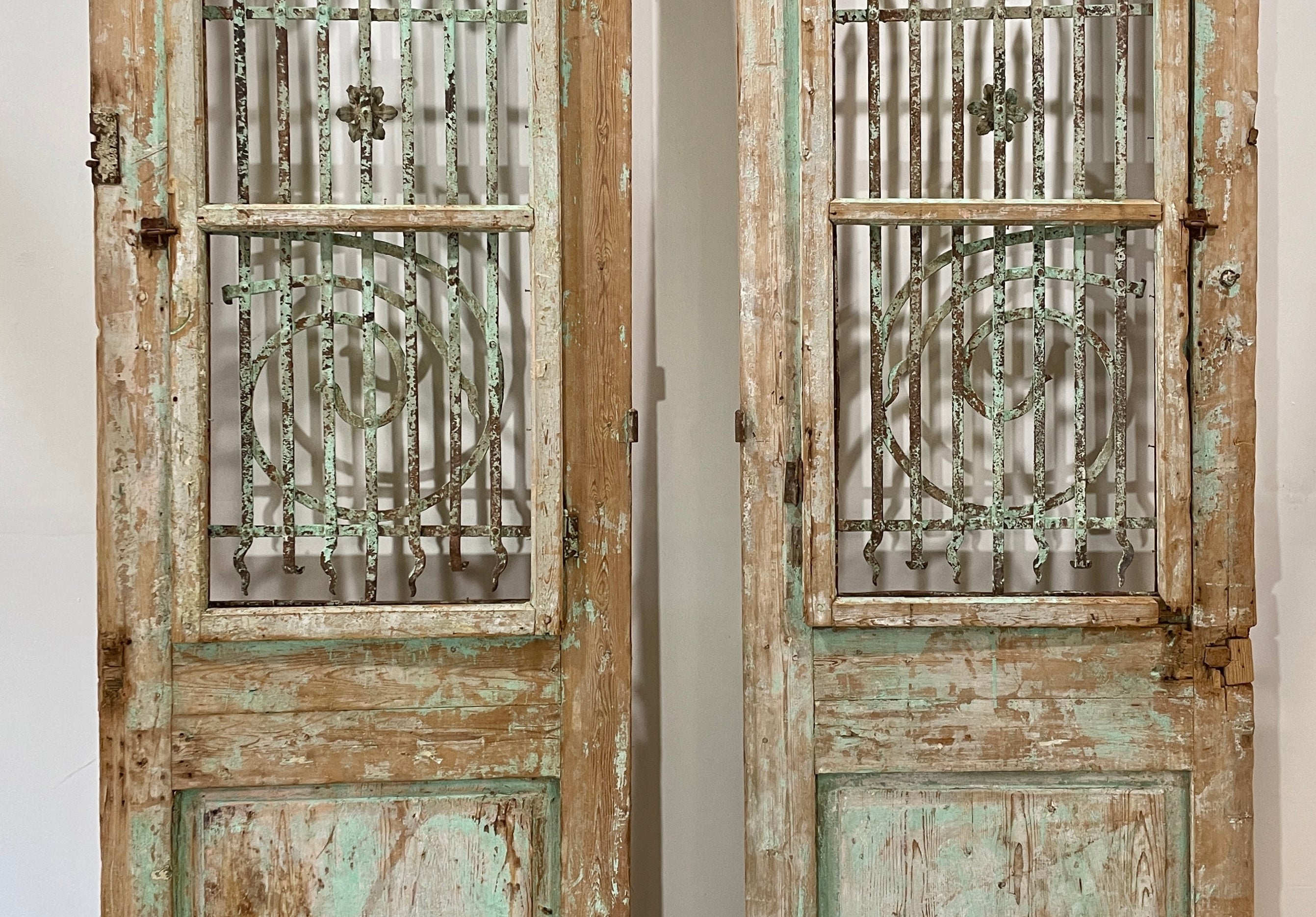 Doors with Iron 60in x 103in x 1.75in #177 - Saltaire Antiques