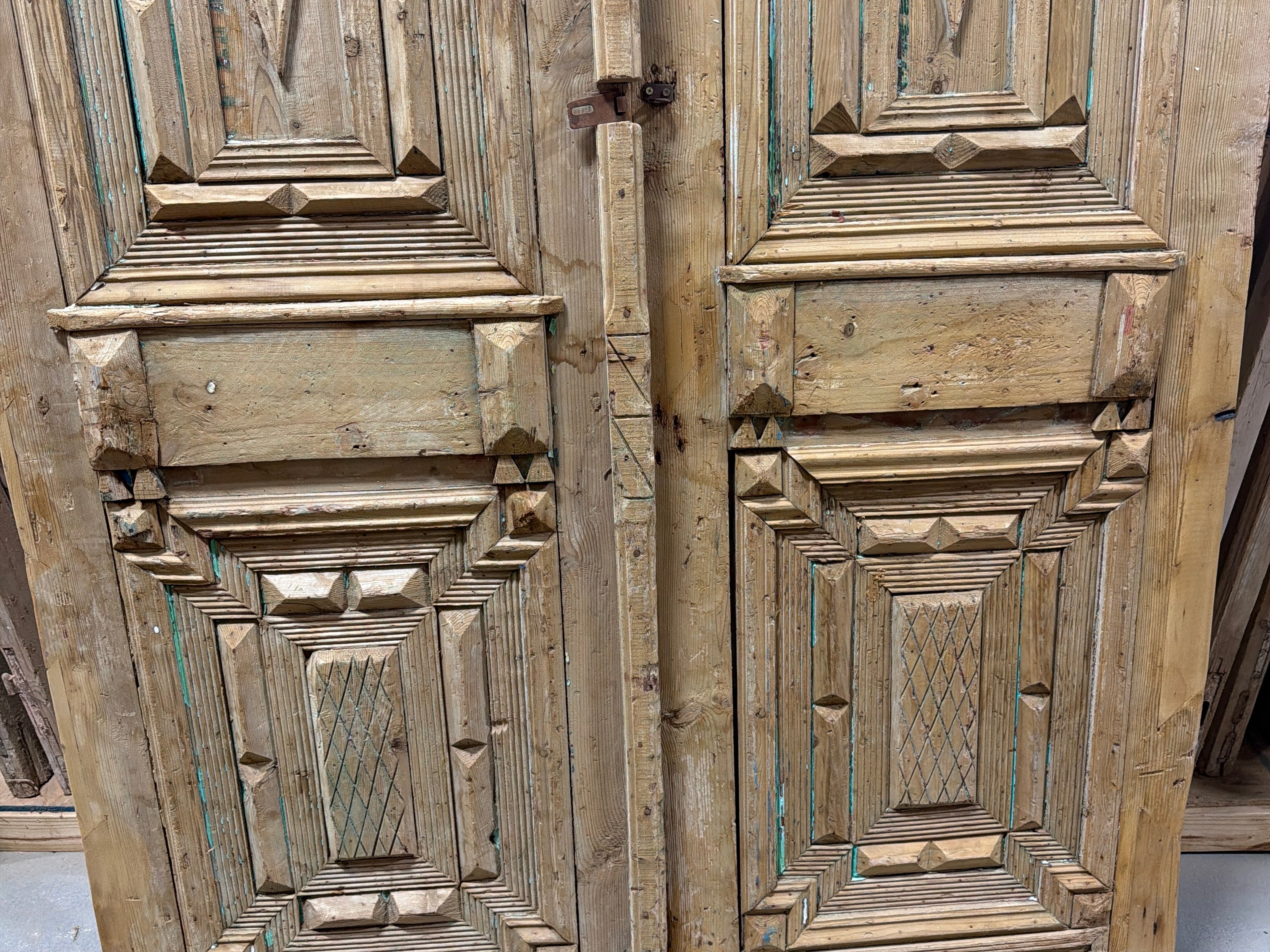 Solid Door (Carved) 60in x 99in x 1.75in #1223 - Saltaire Antiques
