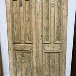 Solid Door (Carved) 62in x 101in x 3.5in #870 - Saltaire Antiques