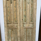 Solid Door (Carved) 62in x 101in x 3.5in #870 - Saltaire Antiques