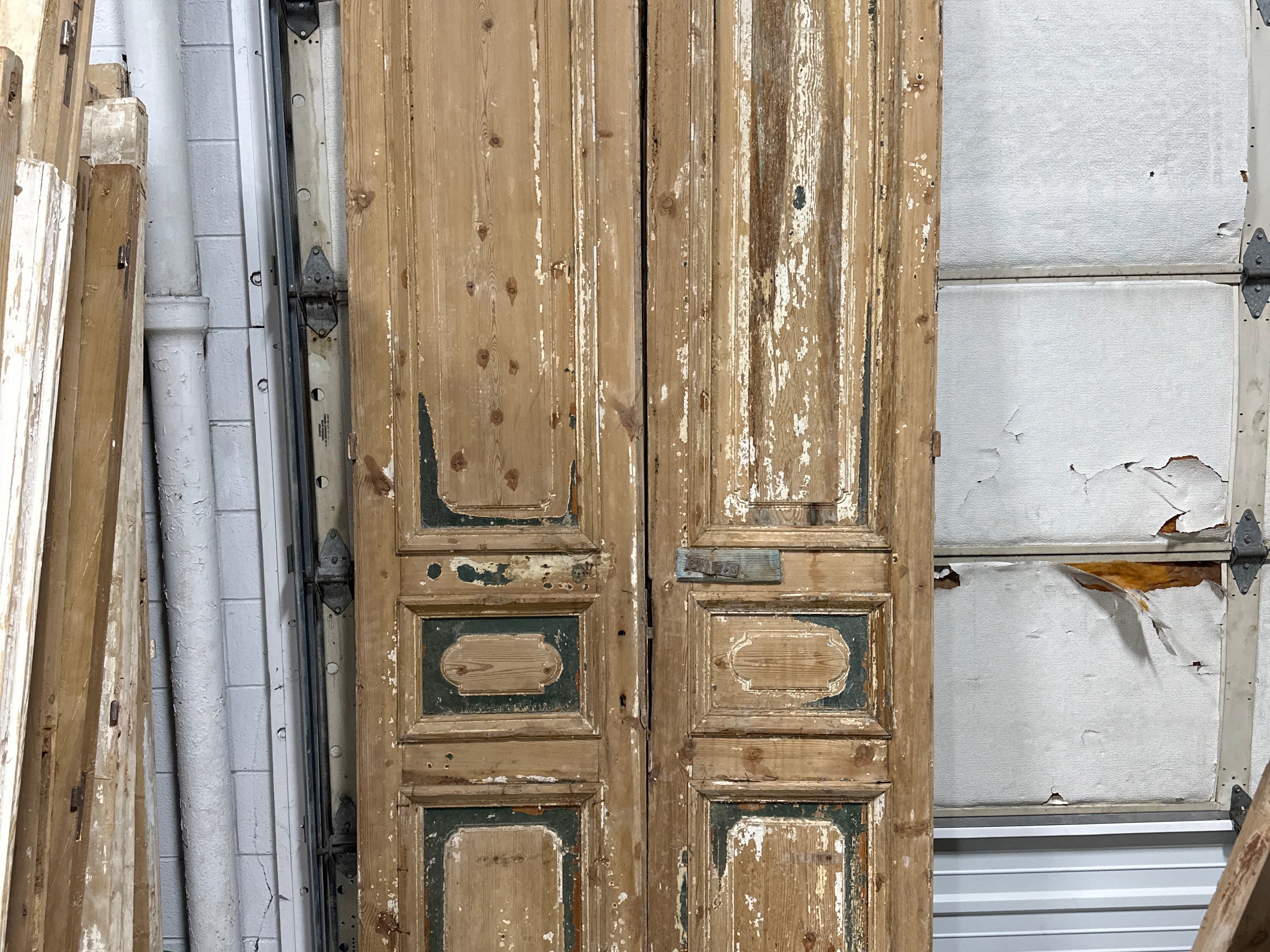 Solid Door (Raised Panel) 48in x 113in x 1.75in #1086 - Saltaire Antiques