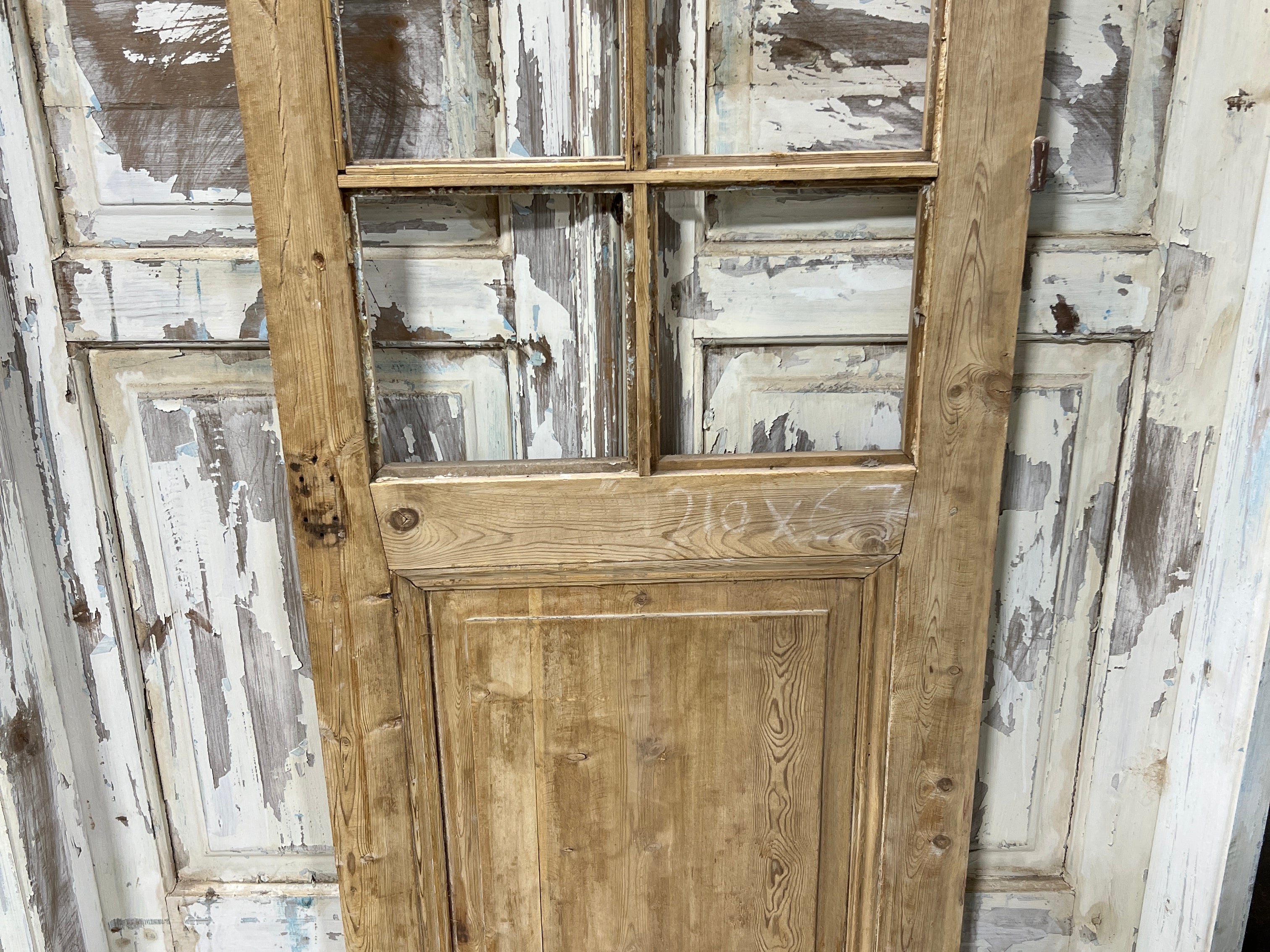 Doors with Lites 26.5in x 82in x 1.75in #1156 - Saltaire Antiques