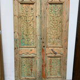 Solid Door (Carved) 58in x 100in x 1.75in #863 - Saltaire Antiques