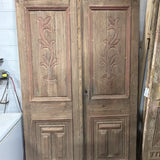 Solid Door (Carved) 59in x 97.5in x 2.25in #1205 - Saltaire Antiques