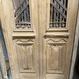 Doors with Iron 42in x 94in x 1.75in #1249 - Saltaire Antiques