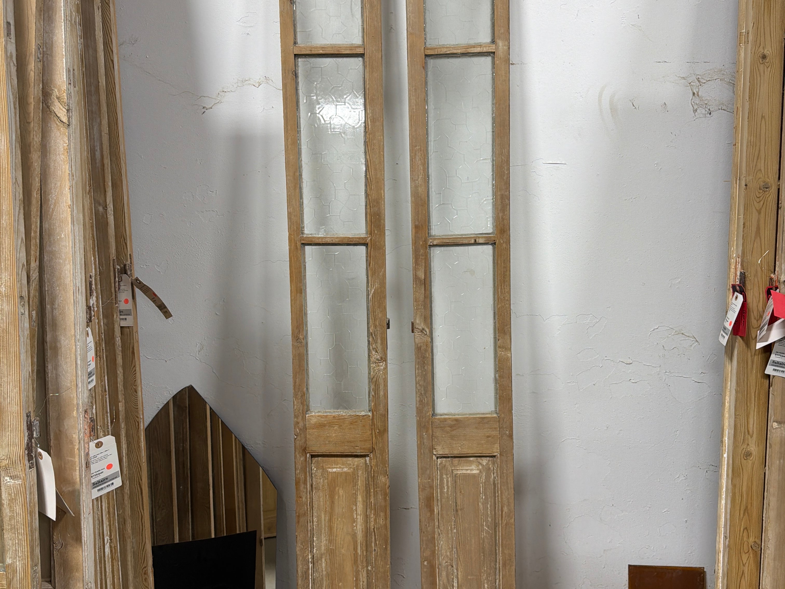 Doors with Lites 19in x 93in x 1.25in #1360 - Saltaire Antiques