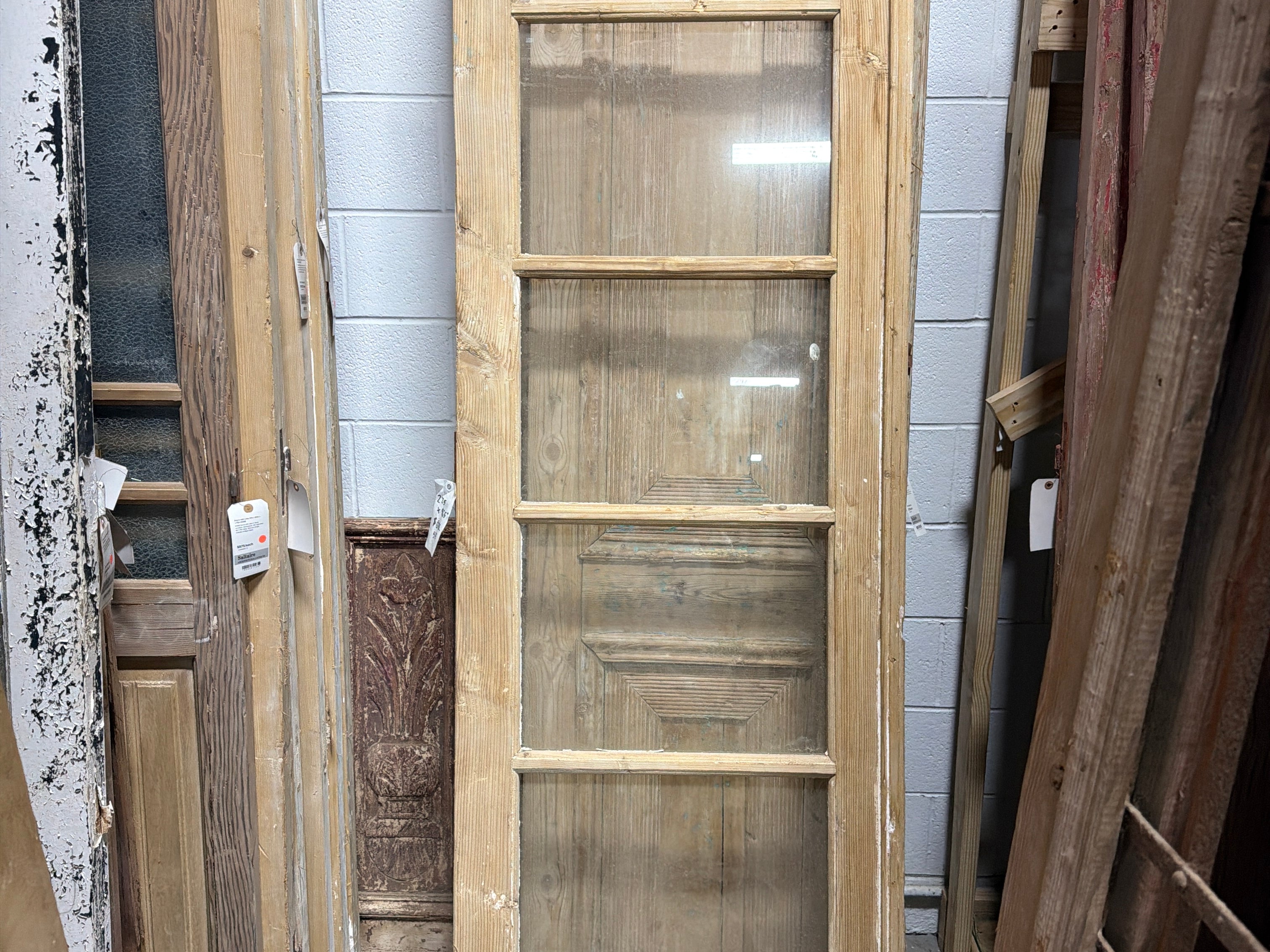 Doors with Lites 27.5in x 96.5in x 1.75in #1241 - Saltaire Antiques