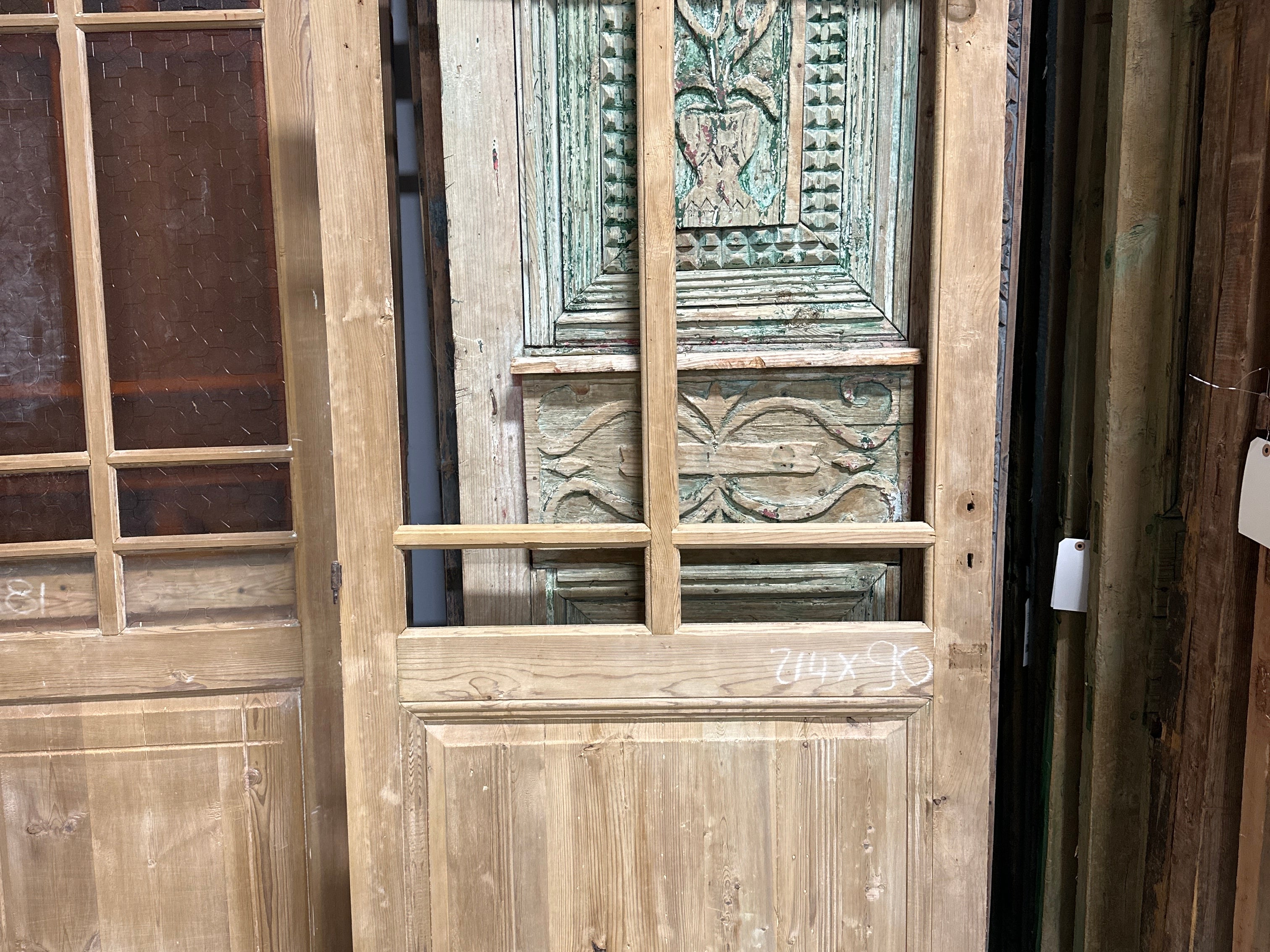 Doors with Lites 35.5in x 84in x 1.75in #1129 - Saltaire Antiques
