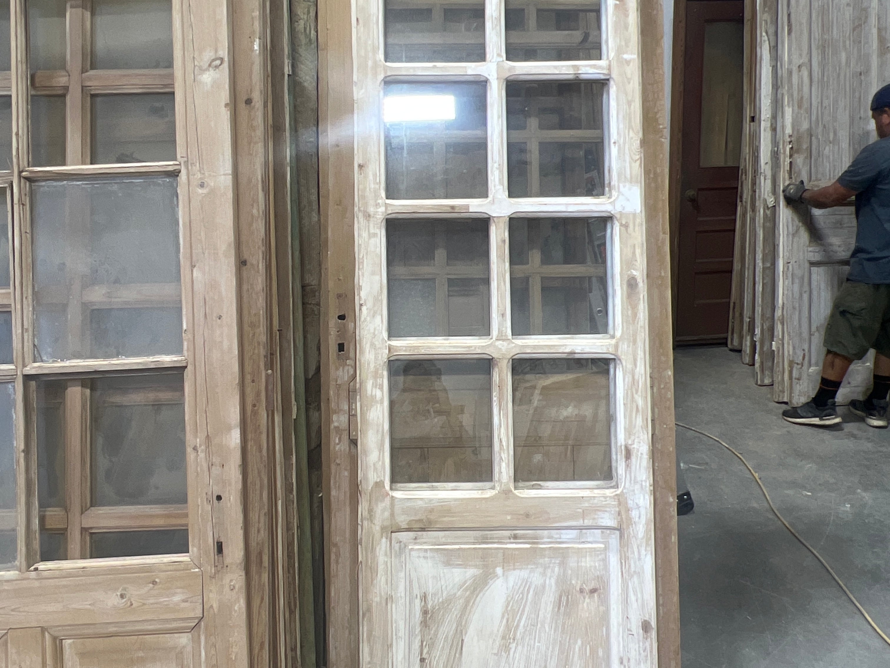 Doors with Lites 28in x 102in x 1.75in #1047 - Saltaire Antiques