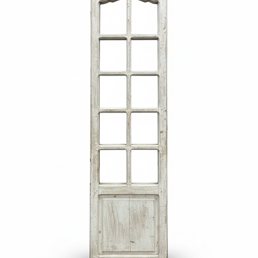 Antique Doors with Lites - 28" W x 102" H x 1.75" D (#1047) - Saltaire Antiques